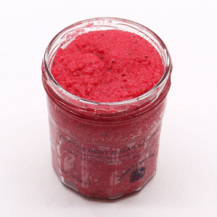 Gommage corps au sucre parfumé 300g - Rhum Fraise