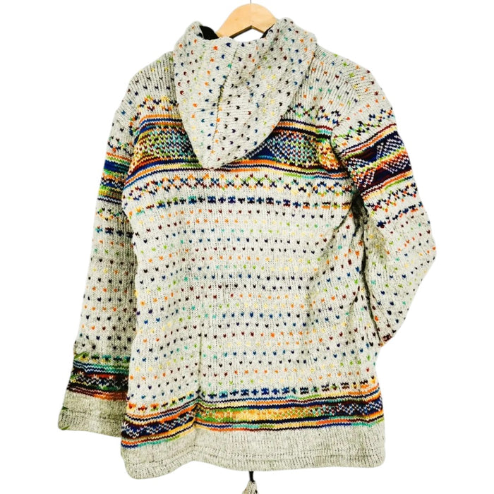 GRINGO FAIRTRADE 100% Wolle Strickpullover – Türkis