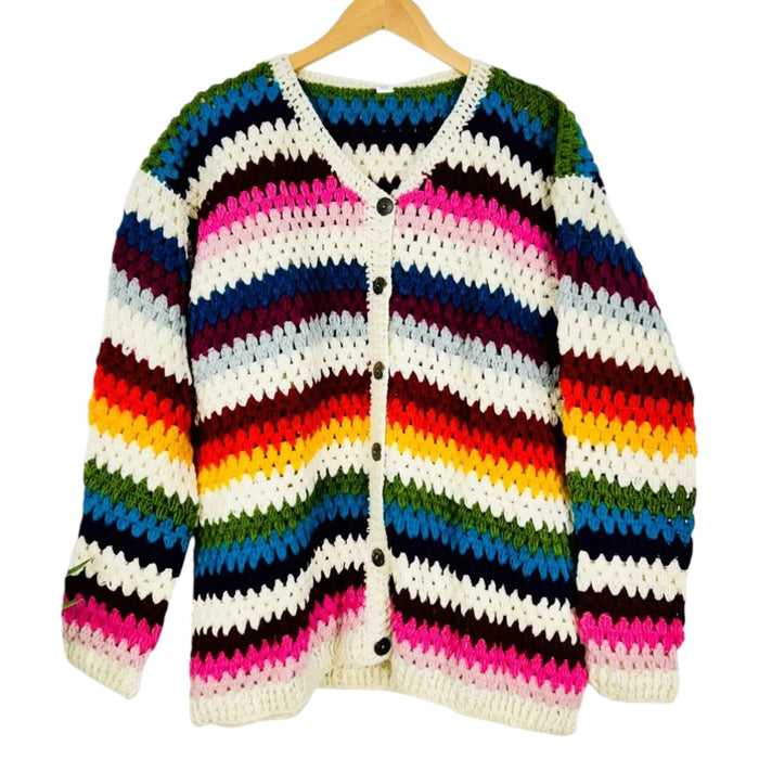 GRINGO FAIRTRADE 100% Wolle Strickpullover – Türkis