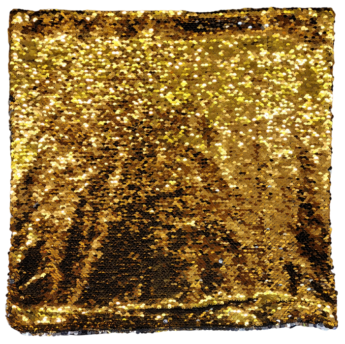 Mermaid Cushion Cover - Gold & Silver Sequins
