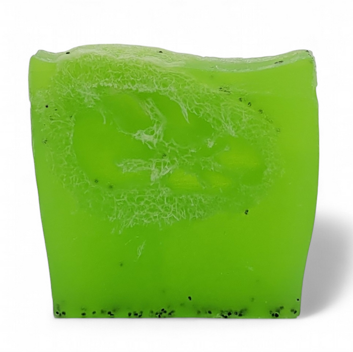 Exfoliating Loofah Soap Slice -  Lime & Thyme