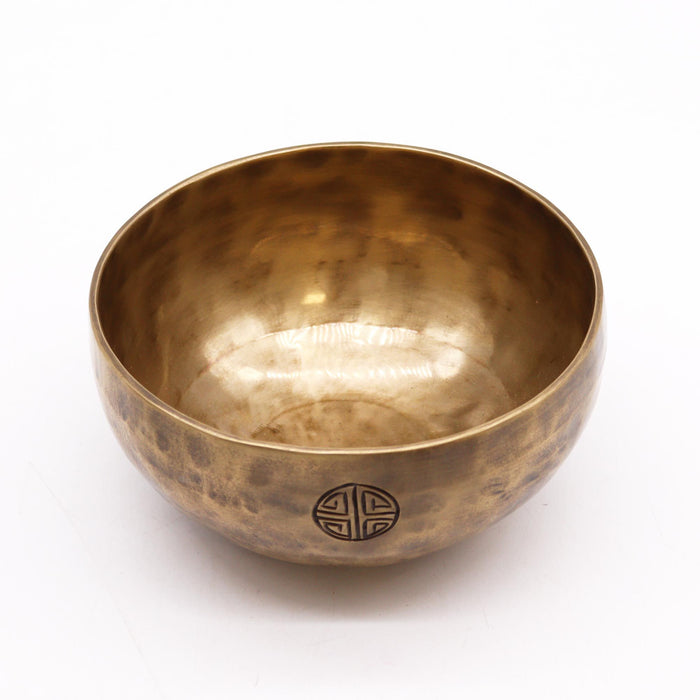 Medium Nepalese Brass Singing Bowl - Moon, 15cm