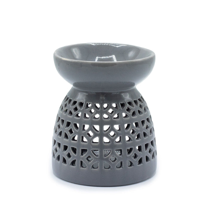 Duftlampe Keramik - Marokkanisch, Grau