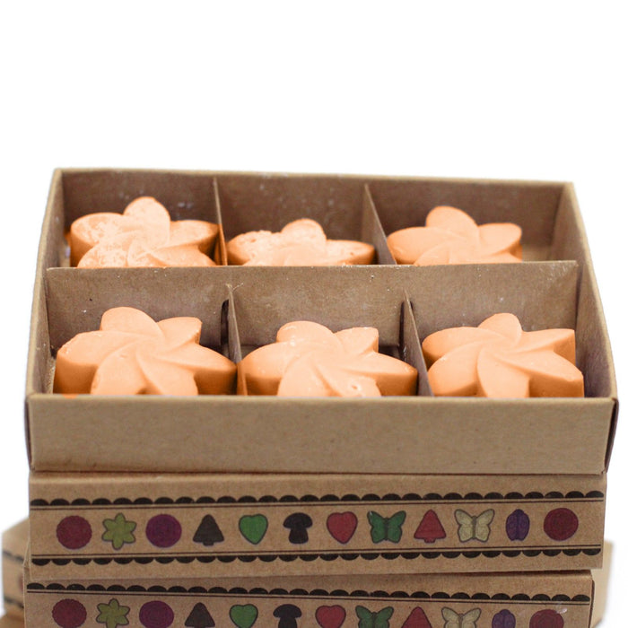 Wachstörtchen – Mangofrüchte (6er-Pack)
