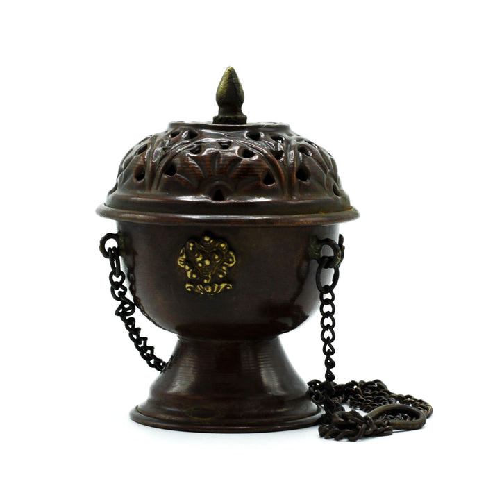 Classic Tibetan Copper Hanging Incense Burner