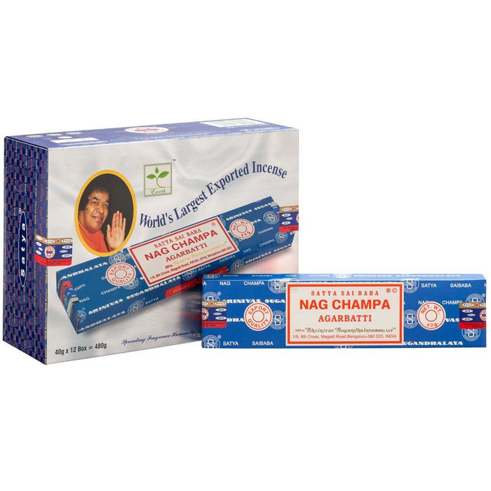 SATYA Nag Champa Räucherstäbchen – 40g