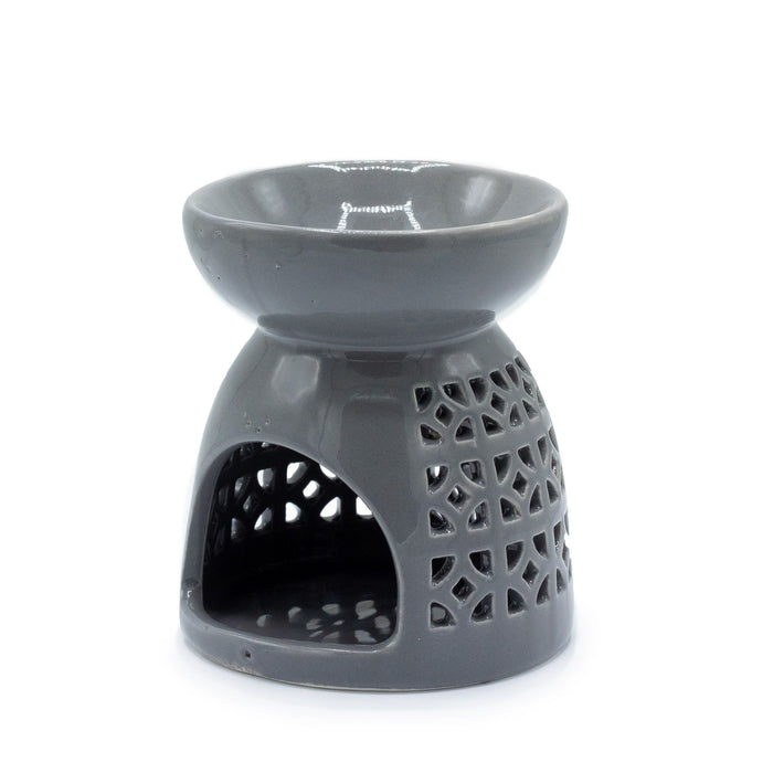 Duftlampe Keramik - Marokkanisch, Grau