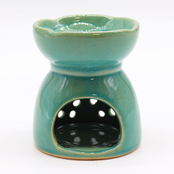 Keramik-Duftlampe Lebensbaum, Blau