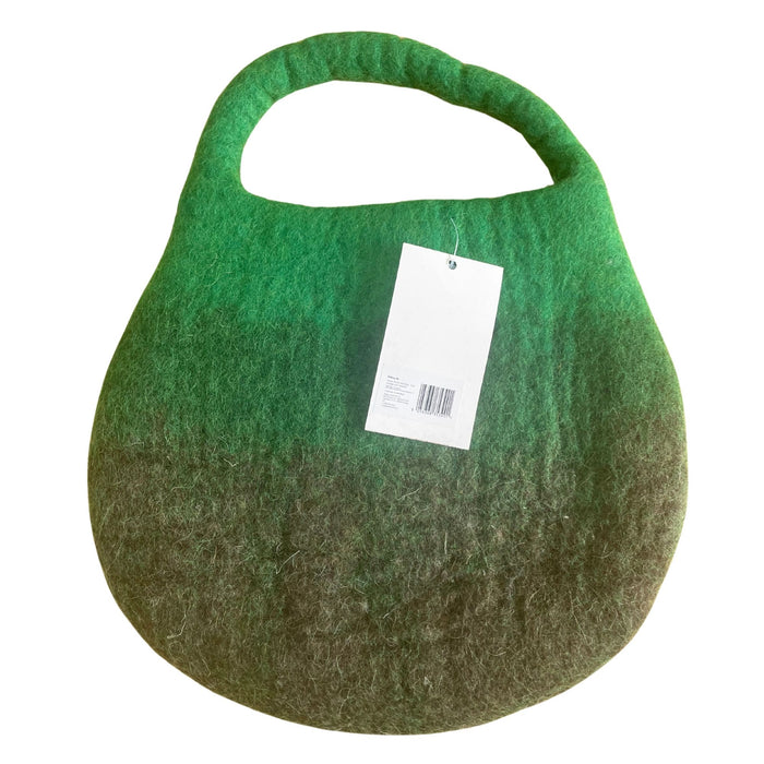 Filztasche - Biene, Gartengrün