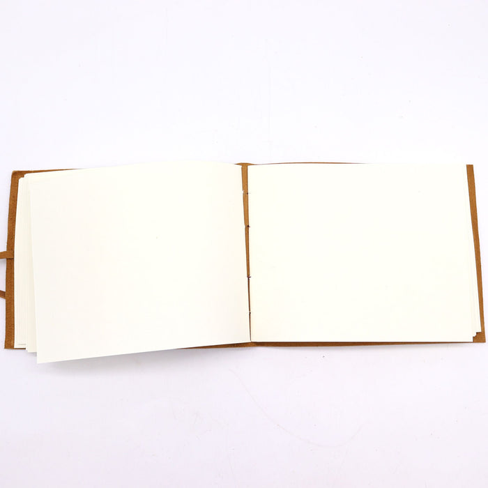 Skizzenbuch aus Leder – Goldener Baum (22,86 cm x 17,78 cm)