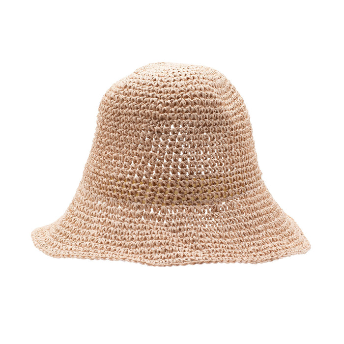 Straw Sun Hat - Rose Blush