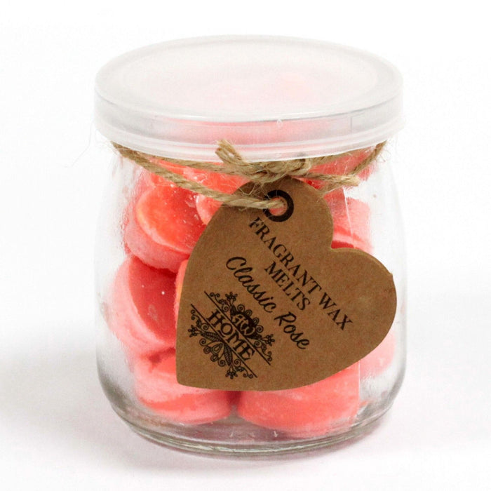 Sojawachs-Melts im Glas – Klassische Rose