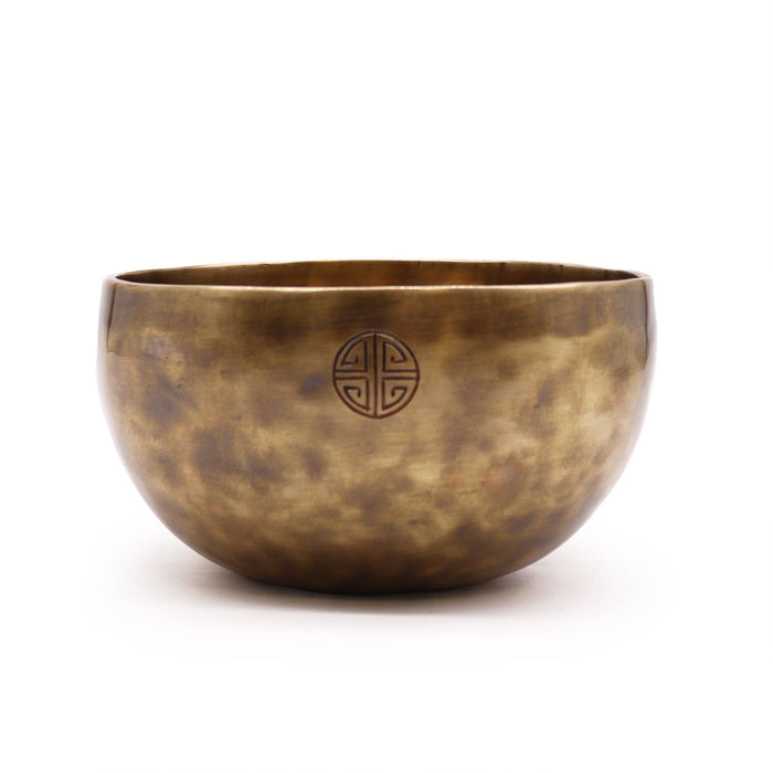 Large Nepalese Brass Singing Bowl - Moon, 17cm
