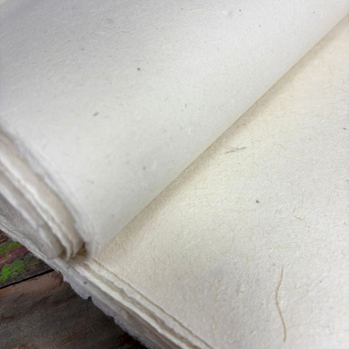 Lokta-Bastpapier / Geschenkpapier - uni (5 Blatt)
