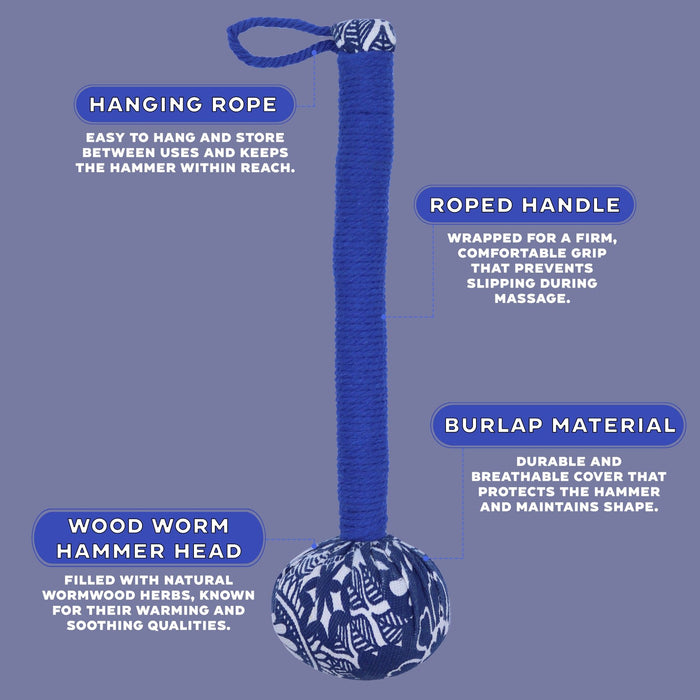 Wermut-Massagehammer – Blau