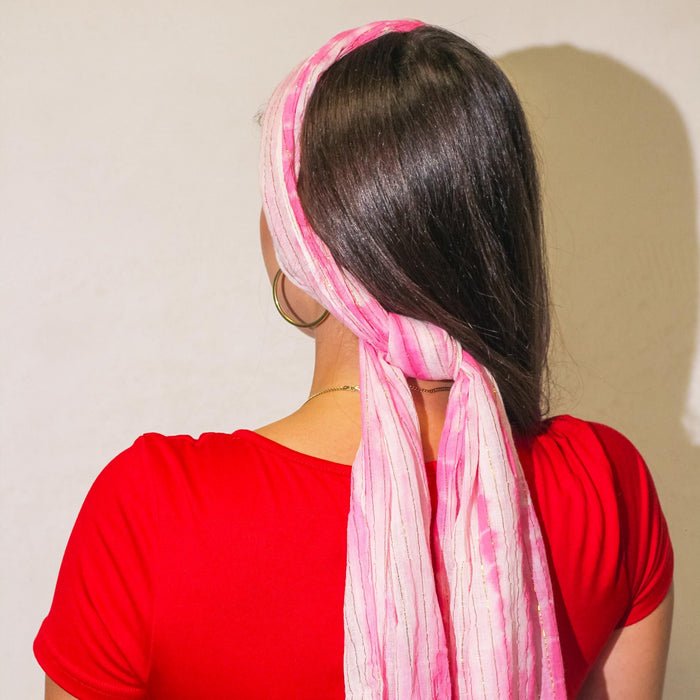 Sommerschal – Party-Glanz, Perfektes Pink