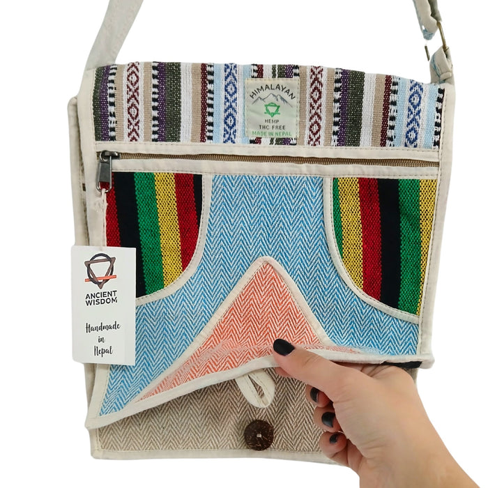 Hanf Laptop Messenger Bag – Dreieck