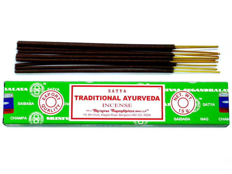 Bâtonnets d'encens Satya - Ayurveda traditionnel