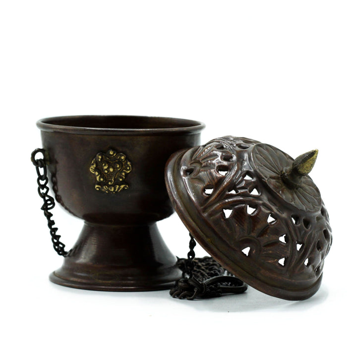 Classic Tibetan Copper Hanging Incense Burner