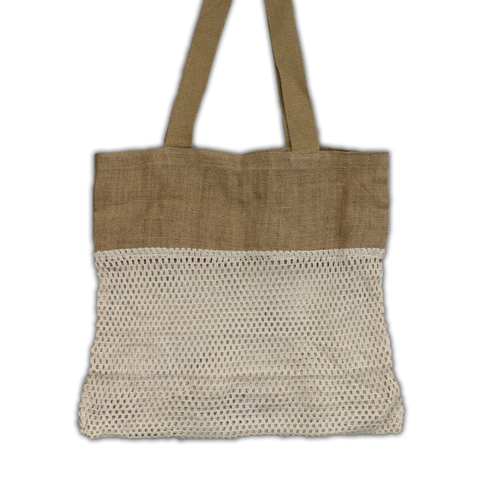 Jute- und Baumwollnetzbeutel – Natur