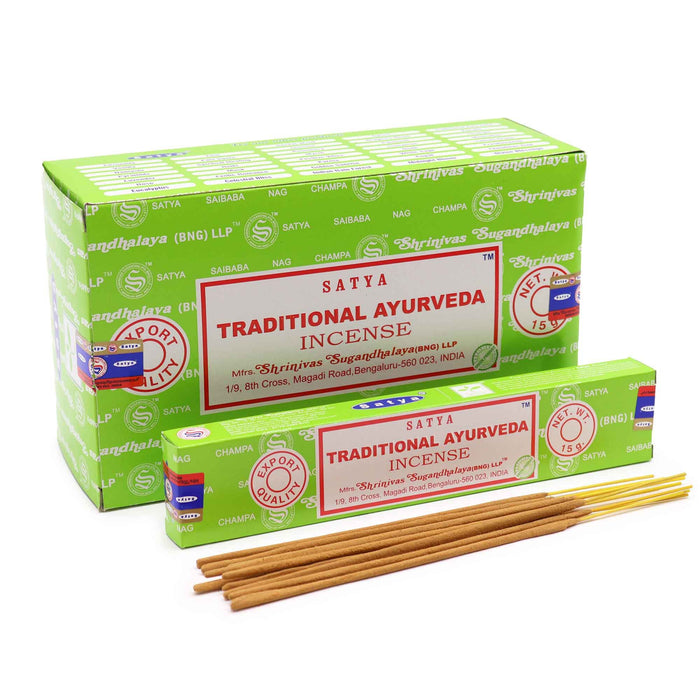 Bâtonnets d'encens Satya - Ayurveda traditionnel