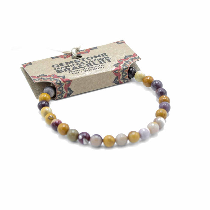 Gemstone 'Manifestation' Bracelet - Rare Mookiate - Wisdom