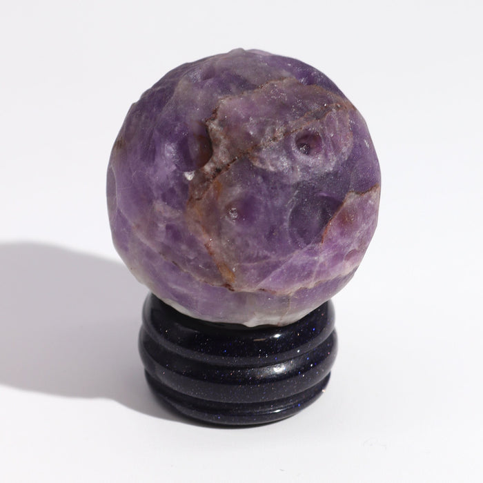 Edelstein-Planet auf Solarständer – Amethyst JUPITER