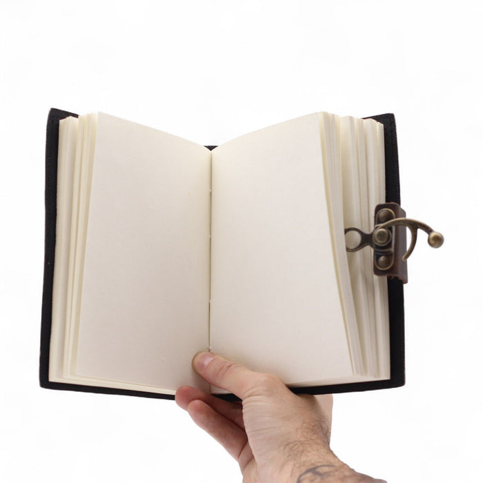 Carnet en cuir imprimé – Ne renoncez jamais à vos rêves (17,78 cm x 12,7 cm)