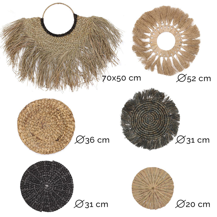 Natural Wall Art - Bintang Collection - Set of 6