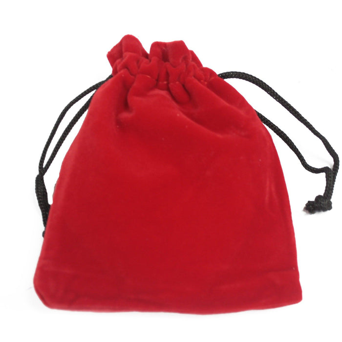 Velvet Pouch - Red - 10x12cm