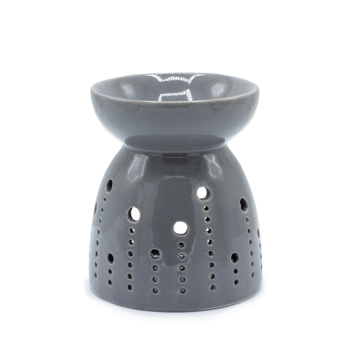 Keramik-Duftlampe – Blasen, Grau