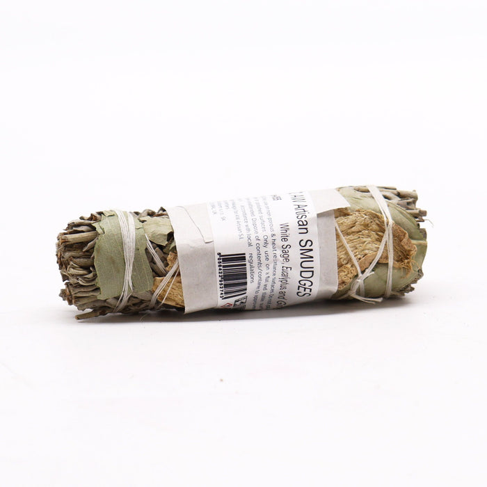 Smudge Stick - White Sage, Eucalyptus & Ginger (10cm)