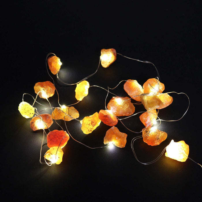 Lumières d'Enchantement de Gemmes - Jade Orange