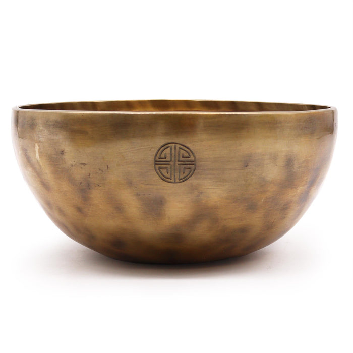 Extra Large Nepalese Brass Singing Bowl - Moon, 22cm