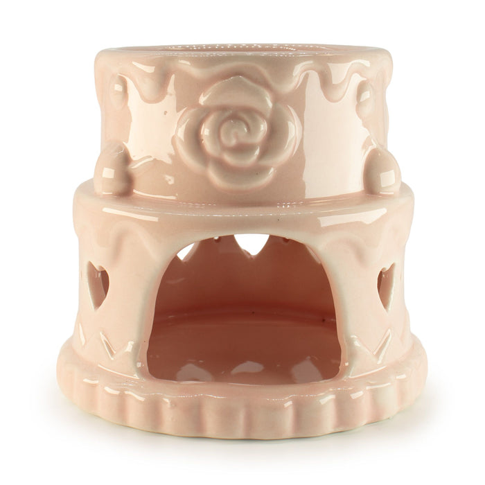 Keramik-Duftlampe – Herzkuchen, Rosa