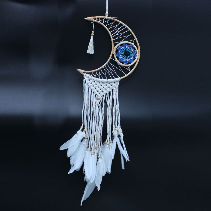 Makramee Traumfänger - Mond