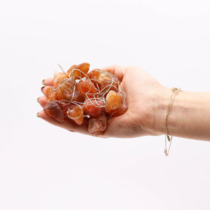 Lumières d'Enchantement de Gemmes - Jade Orange