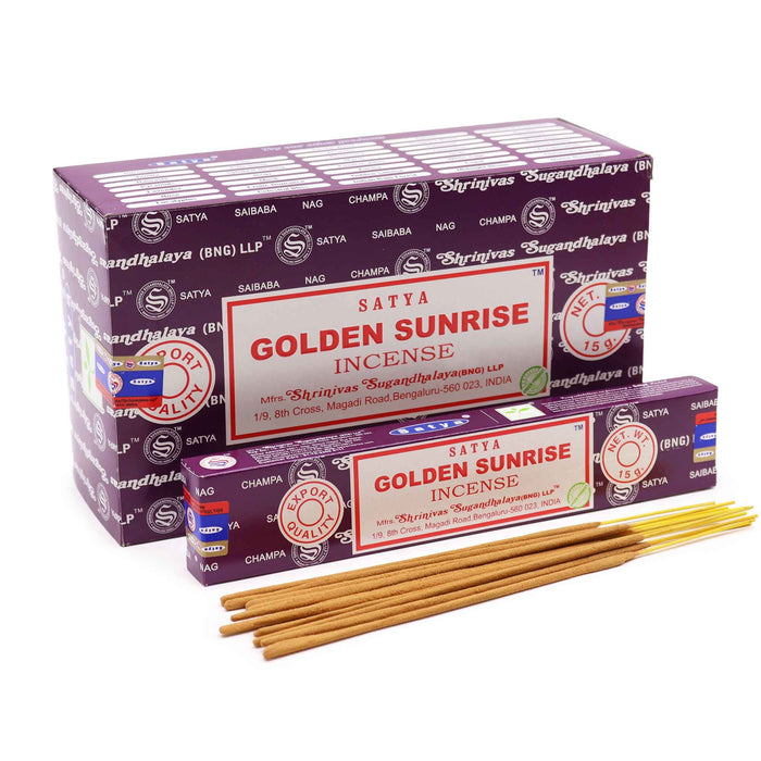 Bâtonnets d'encens Satya - Golden Sunrise