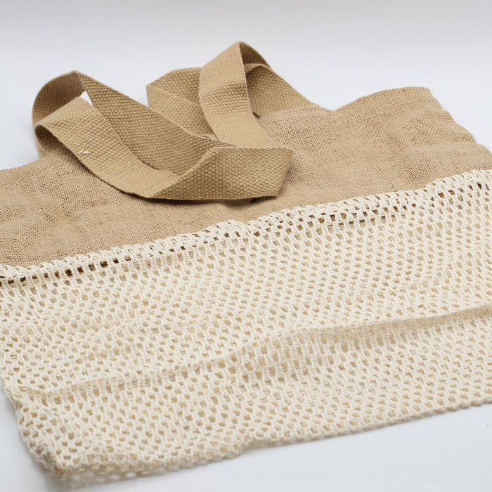 Jute- und Baumwollnetzbeutel – Natur