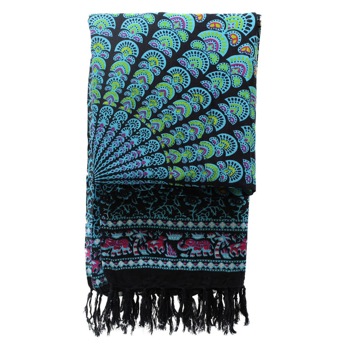 Mandala Sarong – Klassischer Pfau