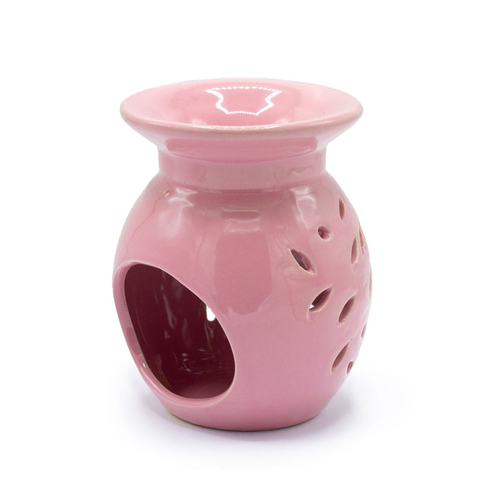 Duftlampe Keramik - Blumenmuster, Rose