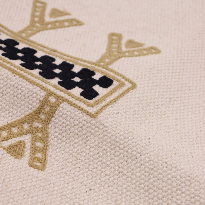 Klassischer Baumwoll-Kissenbezug – Berber-Design