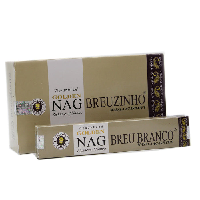 Vijayshree Golden Nag Incense Sticks, 15g - Breuzinho