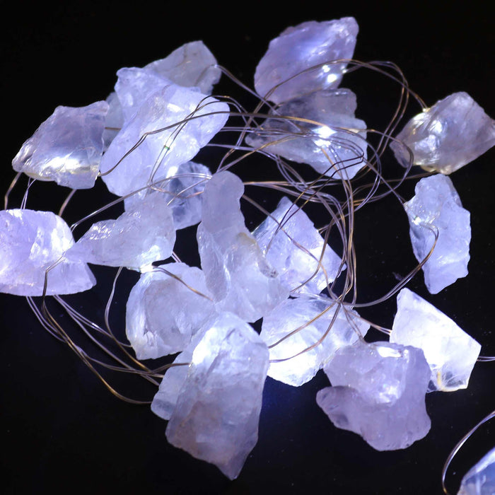 Lumières enchantées de pierres précieuses - Quartz de roche