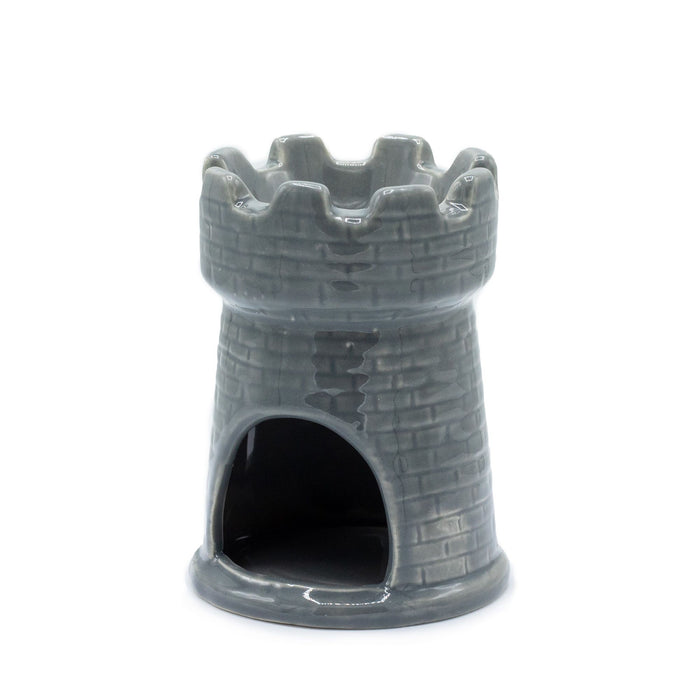 Keramik Duftlampe – Burg, Grau