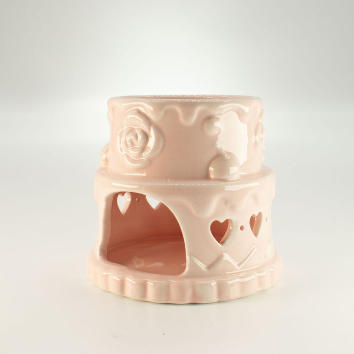 Keramik-Duftlampe – Herzkuchen, Rosa
