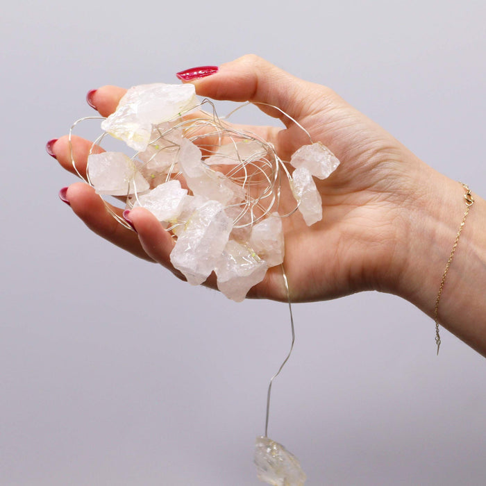 Lumières enchantées de pierres précieuses - Quartz de roche