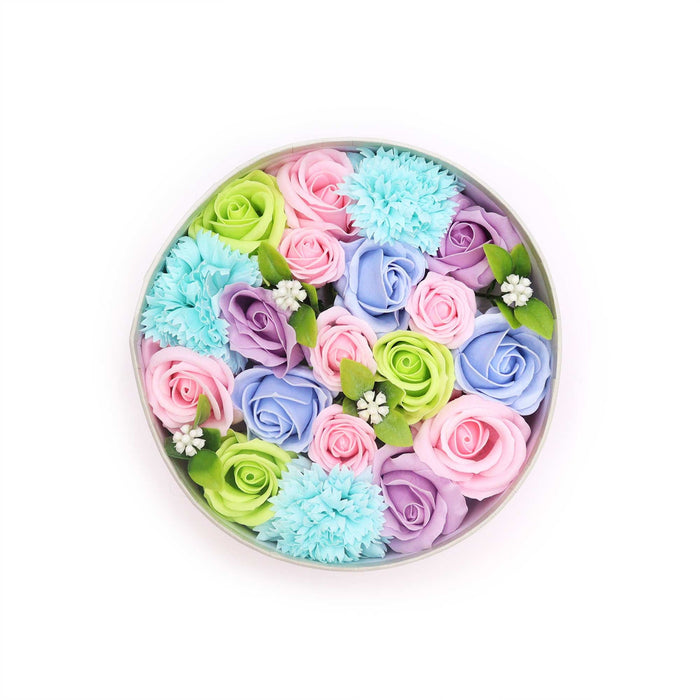 Geschenkbox Seifenblumen - Blau - Babysegen