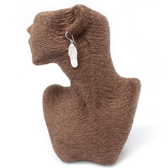 Ohrringe aus Sterlingsilber und Perlmutt – Flip-Flops