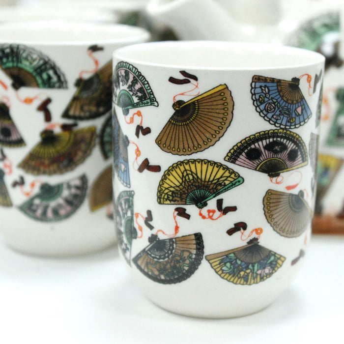 Herbal Teapot Set - Chinese Fans